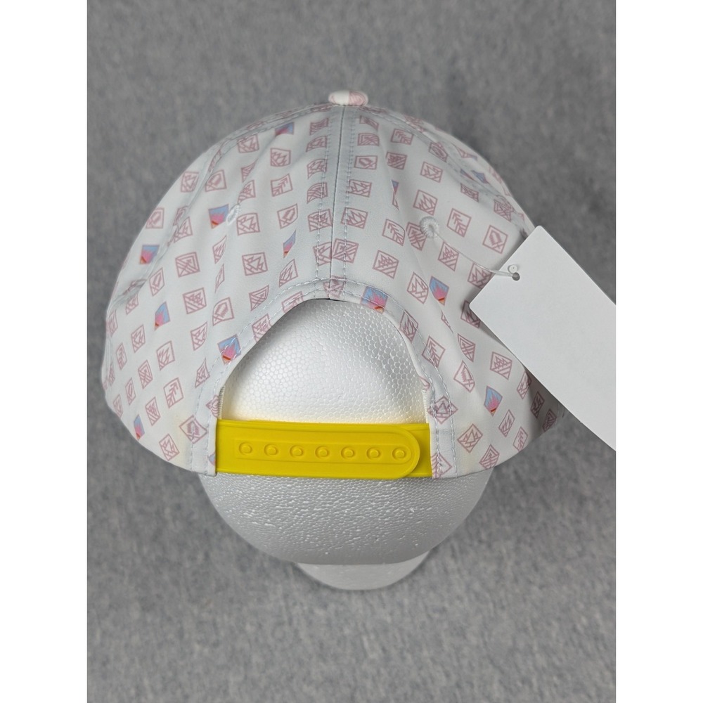 NEW Swannies Golf Rope Hat Snapback White Pattern Logo Cap Yellow Rope - Picture 3 of 5